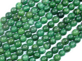 African Jade, Verdite, 6mm (6.5mm)-Gems: Round & Faceted-BeadBeyond