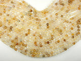 Yellow Quartz, 6mm(6.3mm) Round Beads-Gems: Round & Faceted-BeadBeyond