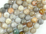 Bamboo Leaf Agate, 10mm Faceted Round Beads-Gems: Round & Faceted-BeadBeyond