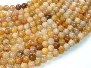 Pink Moss Agate Beads, 6mm Round Beads-Gems: Round & Faceted-BeadBeyond