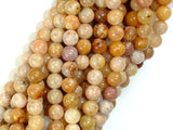 Pink Moss Agate Beads, 6mm Round Beads-Gems: Round & Faceted-BeadBeyond