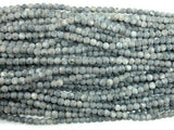 Matte Black Labradorite Beads, Matte Larvikite, 4mm Round Beads-Gems: Round & Faceted-BeadBeyond