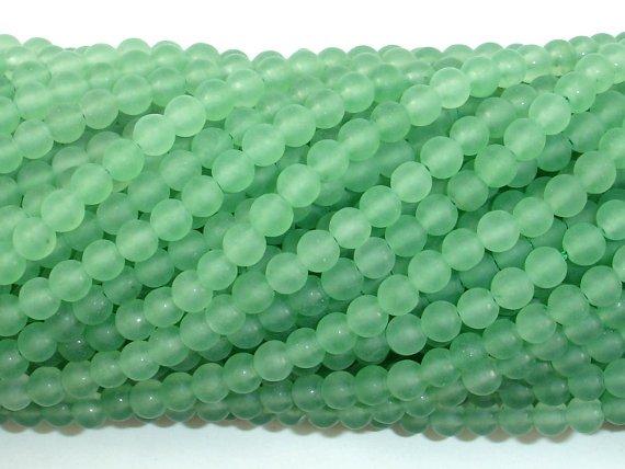 Matte Green Aventurine Beads, 4mm, Round Beads-Gems: Round & Faceted-BeadBeyond