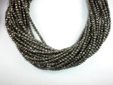 Pyrite Beads, 4mm Faceted Round-Gems: Round & Faceted-BeadBeyond