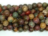 Picasso Jasper Beads, Round, 12mm-Gems: Round & Faceted-BeadBeyond