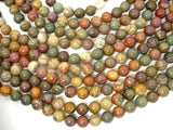 Picasso Jasper Beads, Round, 12mm-Gems: Round & Faceted-BeadBeyond