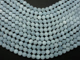 Aquamarine Beads, 7.8mm Round-Gems: Round & Faceted-BeadBeyond