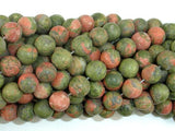Matte Unakite Beads, 8mm Round Beads-Gems: Round & Faceted-BeadBeyond