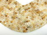 Yellow Quartz, 8mm(8.3mm) Round Beads-Gems: Round & Faceted-BeadBeyond