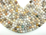 Bamboo Leaf Agate, 10mm Faceted Round Beads-Gems: Round & Faceted-BeadBeyond