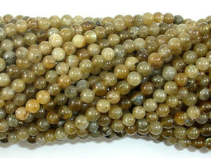 Labradorite Beads, 4mm Round Beads-Gems: Round & Faceted-BeadBeyond