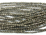 Pyrite Beads, 4mm Faceted Round-Gems: Round & Faceted-BeadBeyond