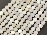 Druzy Agate Beads, White Geode Agate Beads, 6mm Round Beads-Gems: Round & Faceted-BeadBeyond