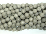 Gray Banded Jasper, 8mm Round Beads-Gems: Round & Faceted-BeadBeyond