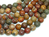 Picasso Jasper Beads, Round, 12mm-Gems: Round & Faceted-BeadBeyond