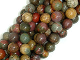 Picasso Jasper Beads, Round, 12mm-Gems: Round & Faceted-BeadBeyond