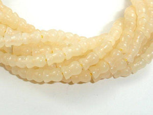 Yellow Jade Beads, Vase (Flower), 5 x 8mm-Gems:Assorted Shape-BeadBeyond
