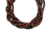 Red Tiger Eye Beads, Round, 6mm-Gems: Round & Faceted-BeadBeyond