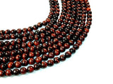 Red Tiger Eye Beads, 8mm Round Beads-Gems: Round & Faceted-BeadBeyond