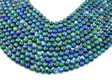 Azurite Malachite Beads, 8mm (8.5 mm) Round-Gems: Round & Faceted-BeadBeyond