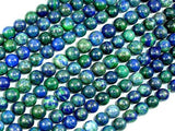 Azurite Malachite Beads, 8mm (8.5 mm) Round-Gems: Round & Faceted-BeadBeyond