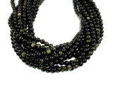 Golden Obsidian Beads, Round, 6mm-Gems: Round & Faceted-BeadBeyond