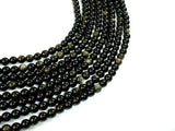 Golden Obsidian Beads, Round, 6mm-Gems: Round & Faceted-BeadBeyond