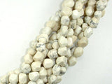 Howlite Beads, Faceted Nugget, 8 x 10 mm-Gems: Nugget,Chips,Drop-BeadBeyond