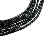 Jet Gemstone Beads, Round, 6mm-Gems: Round & Faceted-BeadBeyond
