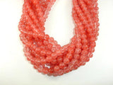 Cherry Quartz Beads, Round, 8mm-Gems: Round & Faceted-BeadBeyond