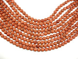 Goldstone Beads, Round, 8mm (7.8mm)-Gems: Round & Faceted-BeadBeyond