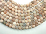 Matte Sunstone Beads, Round, 10mm-Gems: Round & Faceted-BeadBeyond