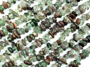 Phantom Quartz, Lodolite Quartz, Pebble Chips-Gems: Nugget,Chips,Drop-BeadBeyond