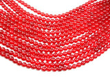 Red Jade Beads, Round, 8mm-Gems: Round & Faceted-BeadBeyond