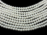 White Sponge Coral Beads, Round, 8mm (7.8mm)-Gems: Round & Faceted-BeadBeyond