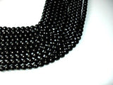 Black Onyx Beads, Faceted Round, 10mm-Gems: Round & Faceted-BeadBeyond