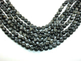 Black Labradorite Beads, Round, 10mm, 15.5 Inch-Gems: Round & Faceted-BeadBeyond