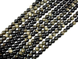 Golden Obsidian Beads, Round, 8mm-Gems: Round & Faceted-BeadBeyond
