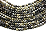 Golden Obsidian Beads, Round, 8mm-Gems: Round & Faceted-BeadBeyond