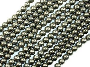 Pyrite Beads, 6mm Round Beads-Gems: Round & Faceted-BeadBeyond
