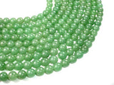 Green Aventurine Beads, Round, 12mm-Gems: Round & Faceted-BeadBeyond