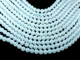 White Opalite Beads, Round, 10mm, 14.5 Inch-Gems: Round & Faceted-BeadBeyond