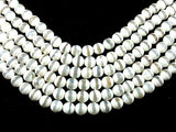 Tibetan Agate Beads,White, Faceted Round, 10mm-Agate: Round & Faceted-BeadBeyond