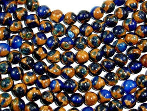Mosaic Stone Beads, Round, 6mm-Gems: Round & Faceted-BeadBeyond