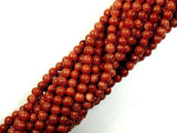 Goldstone Beads, Round, 4mm-Gems: Round & Faceted-BeadBeyond