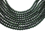 Green Goldstone Beads, 8mm Round Beads-Gems: Round & Faceted-BeadBeyond