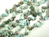 Larimar Beads, Top drilled, Free Form-Gems: Nugget,Chips,Drop-BeadBeyond