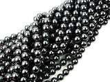 Hematite Beads, Round, 8mm-Gems: Round & Faceted-BeadBeyond