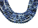 Sodalite Beads, Round, 8mm-Gems: Round & Faceted-BeadBeyond