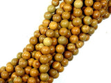 Wood Jasper Beads, Round, 6mm ( 6.3mm)-Gems: Round & Faceted-BeadBeyond